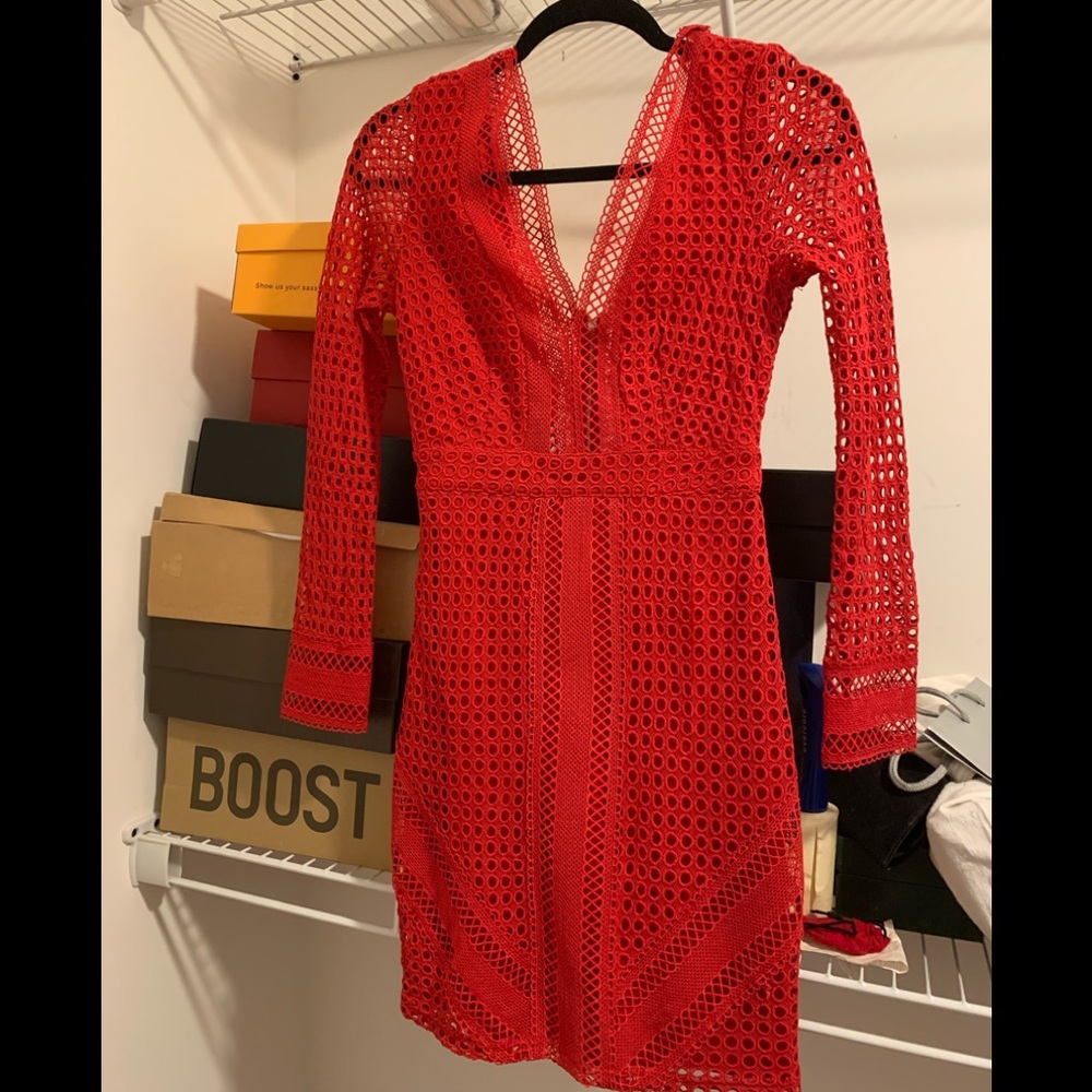 Red dress